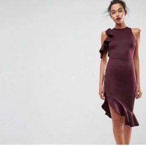 ASOS Burgundy Dress